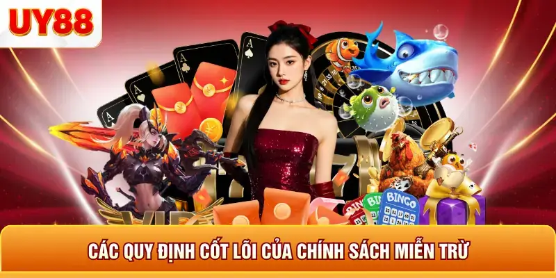 Các quy định cốt lõi của chính sách miễn trừ