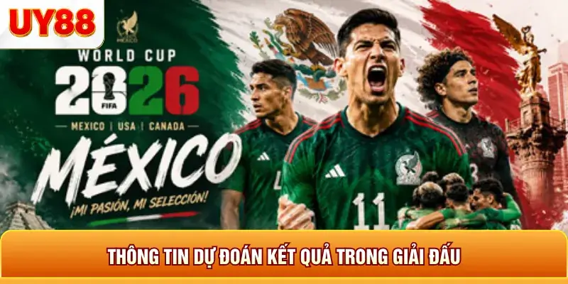 Thông tin dự đoán kết quả trong giải đấu Thông tin dự đoán kết quả trong giải đấu